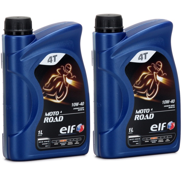 Set 2 Buc Ulei Motor Elf Moto 4 Road 10W-40 1L